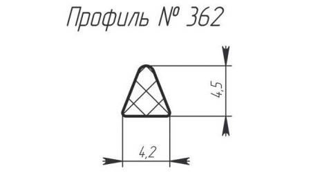 Силиконовый профиль H-362