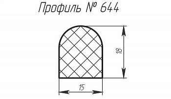 Силиконовый профиль H-644