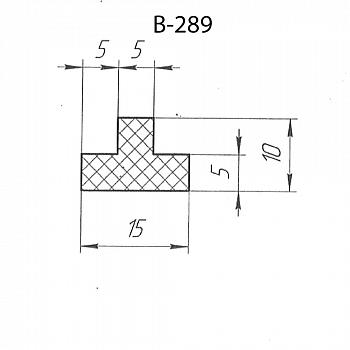 Силиконовый профиль B-289