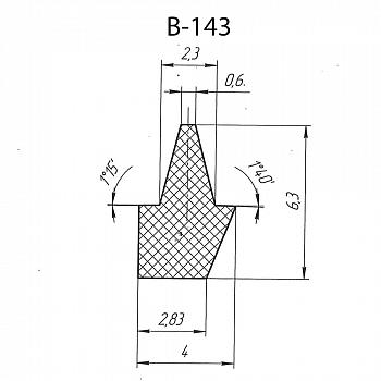 Силиконовый профиль B-143