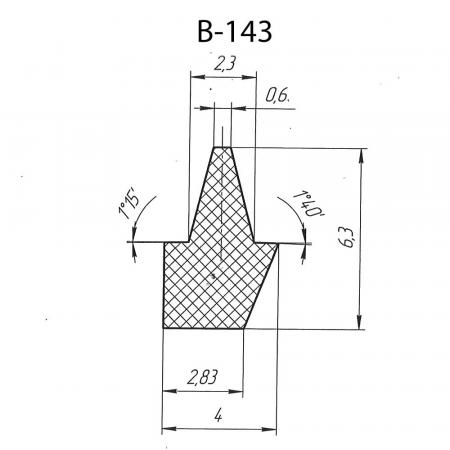 Силиконовый профиль B-143