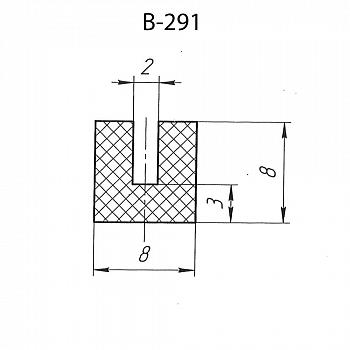 Силиконовый профиль B-291