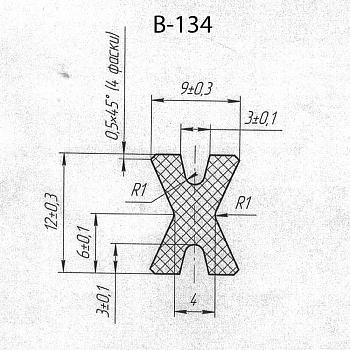 Силиконовый профиль B-134