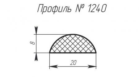 Силиконовый профиль H-1240