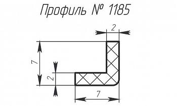 Силиконовый профиль H-1185