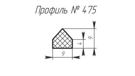 Силиконовый профиль H-475