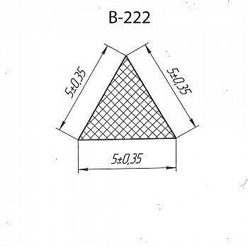 Силиконовый профиль B-222