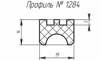 Силиконовый профиль H-1284