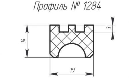 Силиконовый профиль H-1284