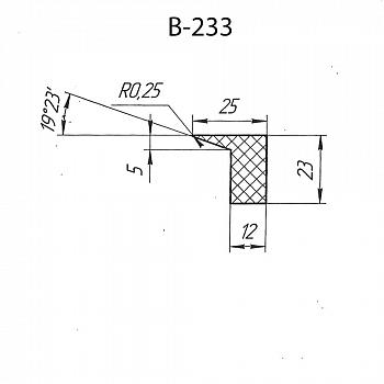 Силиконовый профиль B-233