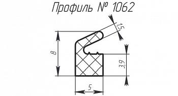 Силиконовый профиль H-1062