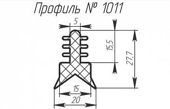 Силиконовый профиль H-1011