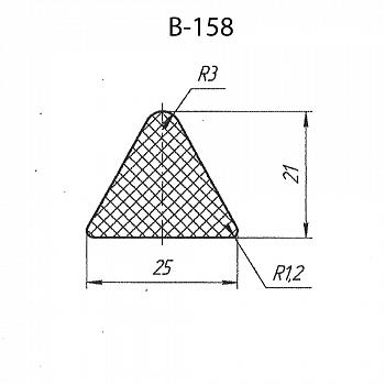 Силиконовый профиль B-158