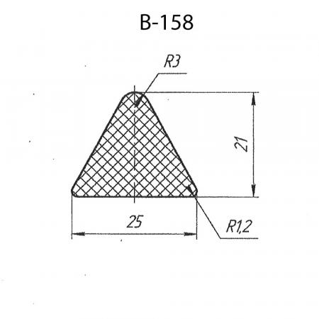 Силиконовый профиль B-158