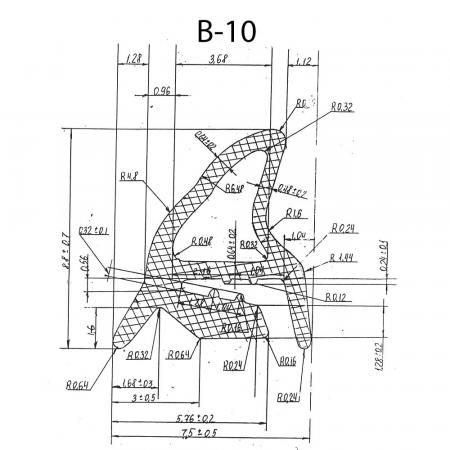 Силиконовый профиль B-10