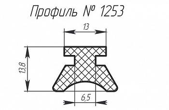 Силиконовый профиль H-1253