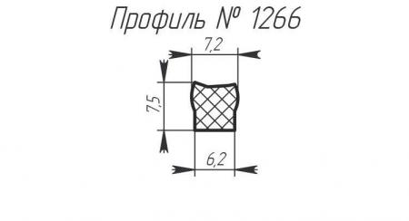 Силиконовый профиль H-1266