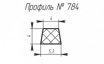 Силиконовый профиль H-784