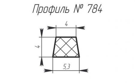 Силиконовый профиль H-784