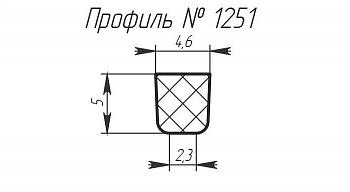 Силиконовый профиль H-1251