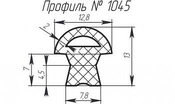 Силиконовый профиль H-1045