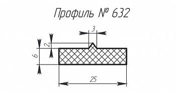 Силиконовый профиль H-632