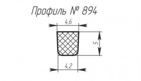 Силиконовый профиль H-894