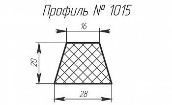 Силиконовый профиль H-1015