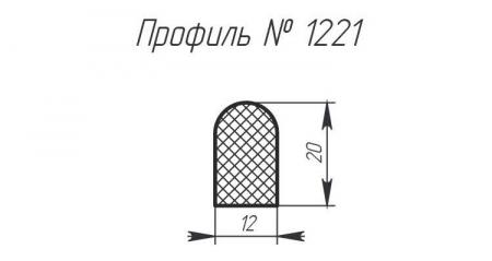 Силиконовый профиль H-1221